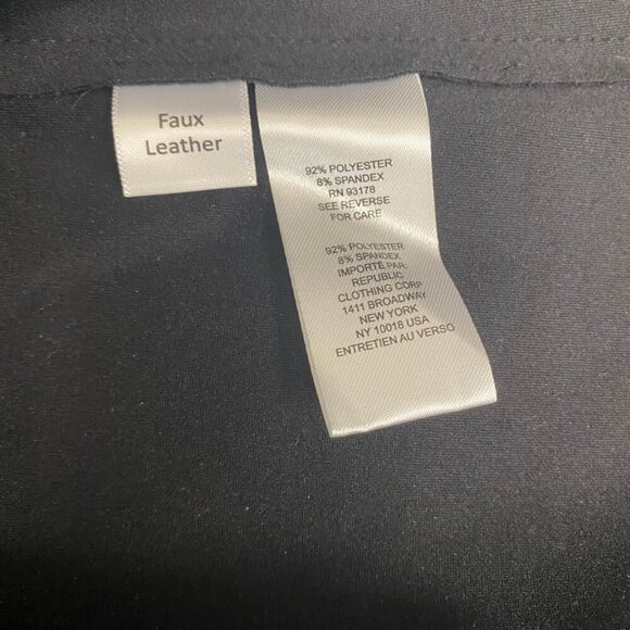 🖤 Tahari Black Faux Suede Wrap Trench Coat - Size M | Chic Belted Outerwear NWT - Picture 10 of 11